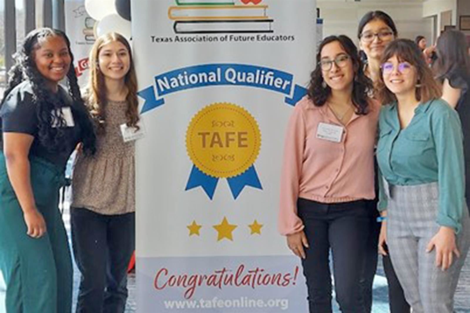 Jersey Village students were national qualifiers during competition at the Texas Association of Future Educators summit.